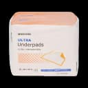 Disposable Underpad McKesson Ultra 30 X 30 Inch Fluff / Polymer Heavy Absorbency