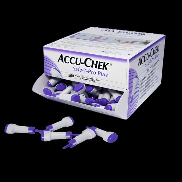 Safety Lancet Safe-T-Pro® 23 Gauge Retractable Push Button Activation Finger - 03448622001