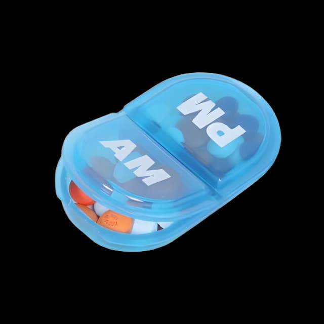 Pill Organizer EZY Dose® Pocket-Size 1 Day 2 Dose - 02571567433