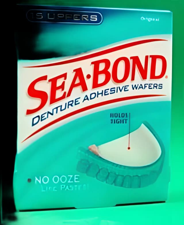 Denture Adhesive Sea•Bond® Wafer 15 per Box - 01150900162