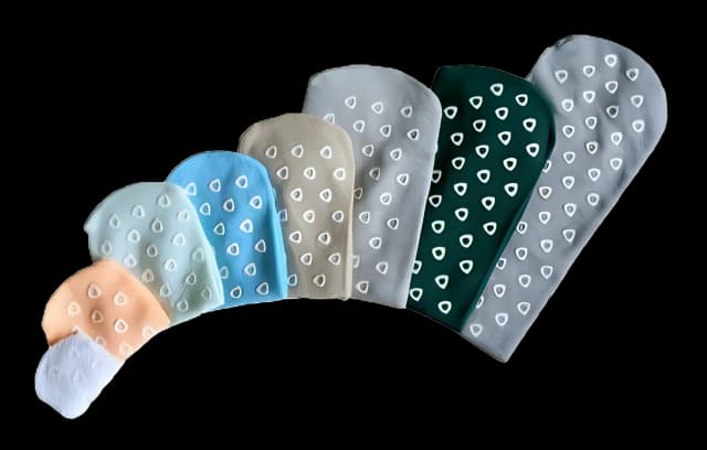 Slipper Socks PremierPro™ Small Light Green Ankle High