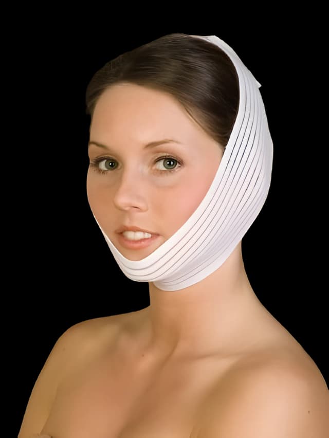 Facial Support Wrap One Size Fits Most Elastic White - T-875W