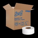 Toilet Tissue Scott® Essential JRT White 2-Ply Jumbo Size Cored Roll Continuous Sheet 3-11/20 Inch X 1000 Foot - 07805