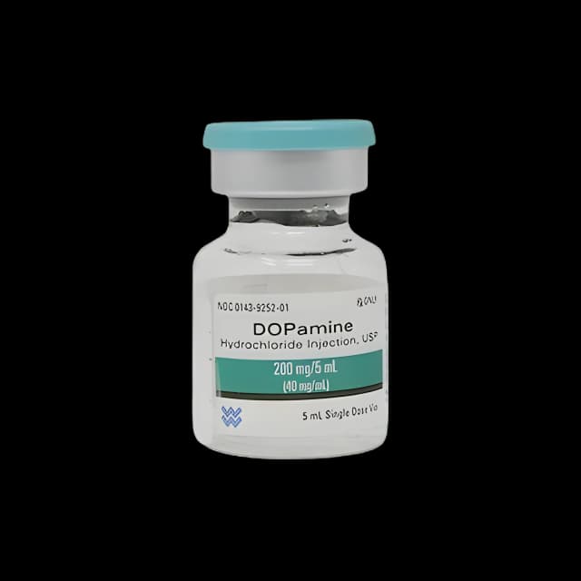 Dopamine HCl, Preservative Free 40 mg / mL Injection Single-Dose Vial 5 mL - 1019810