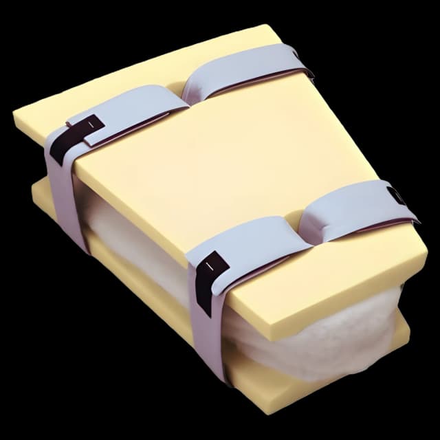 Hip Abduction Pillow DeRoyal® Large Hook and Loop Closure Left or Right Hip - M60-025-L