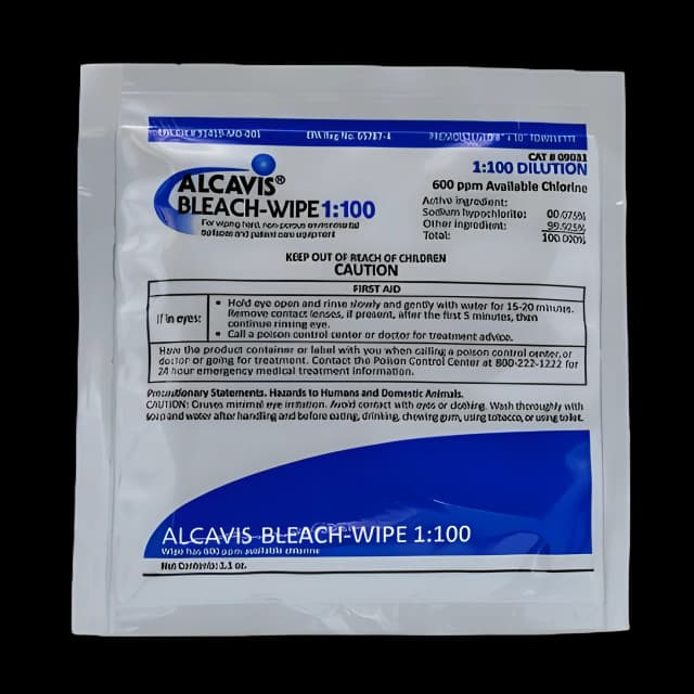 Alcavis® 1:100 Disinfectant Wipes for Medical Surfaces