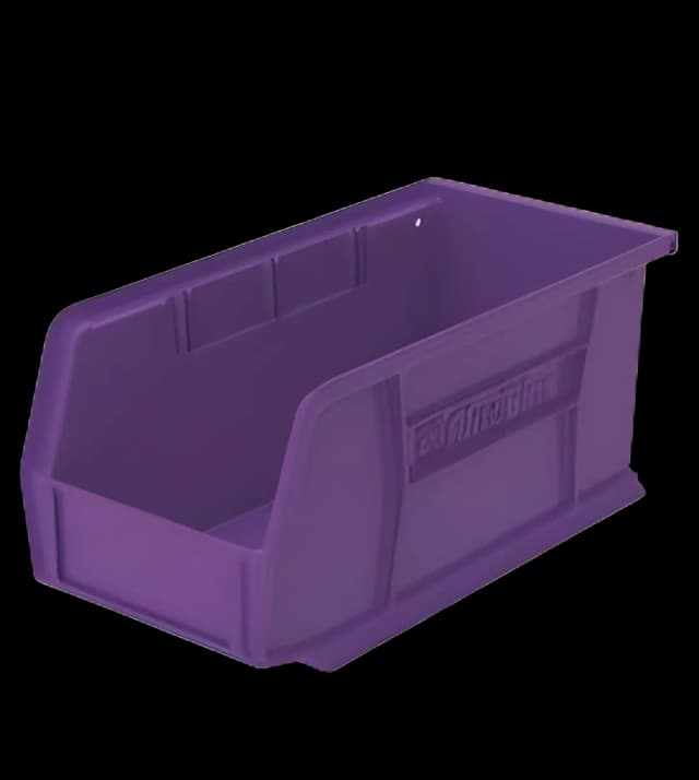 AkroBins® Medical Supply Storage Bin - Purple Plastic