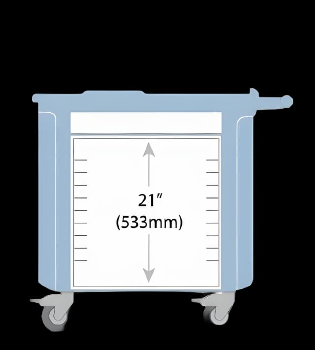 Emergency Cart Lifeline™ 37-7/8 X 23-1/8 X 38-1/8 Inch Without Drawers