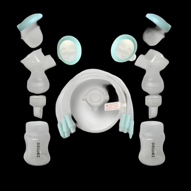 Zomee Flex 21mm Double Breast Shield Kit - Nursing Pump Set
