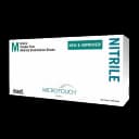 Exam Glove Micro-Touch® Nitrile Medium NonSterile Nitrile Standard Cuff Length Textured Fingertips Blue Chemo Tested