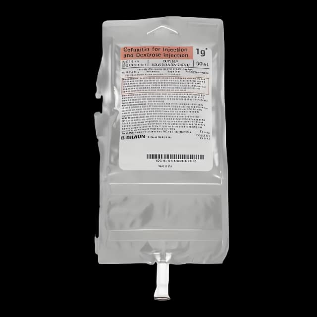 Cefoxitin Sodium / Dextrose 1 Gram / 50 mL Injection Duplex Container 50 mL