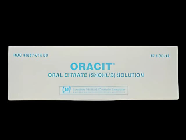 Oracit® Citric Acid / Sodium Citrate 640 mg - 490 mg Solution Bottle 30 mL