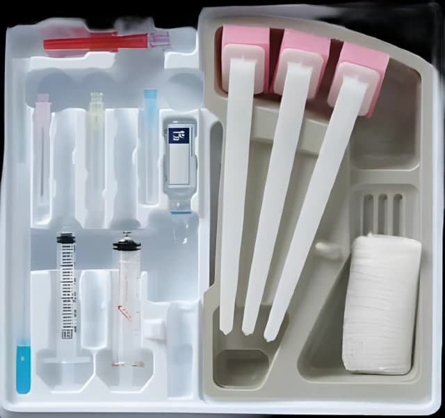 Spinal Anesthesia Tray 25 Gauge 3.5 Inch L - 405673