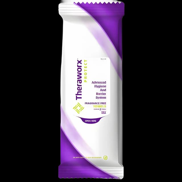 Theraworx Protect Hygiene Wipe - Unscented, 2-Pack