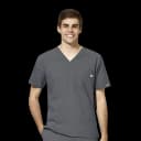 Scrub Shirt Wink™W123® 3X-Large Pewter 4 Pockets Short Sleeve Male