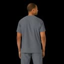Scrub Shirt Wink™W123® 3X-Large Pewter 4 Pockets Short Sleeve Male