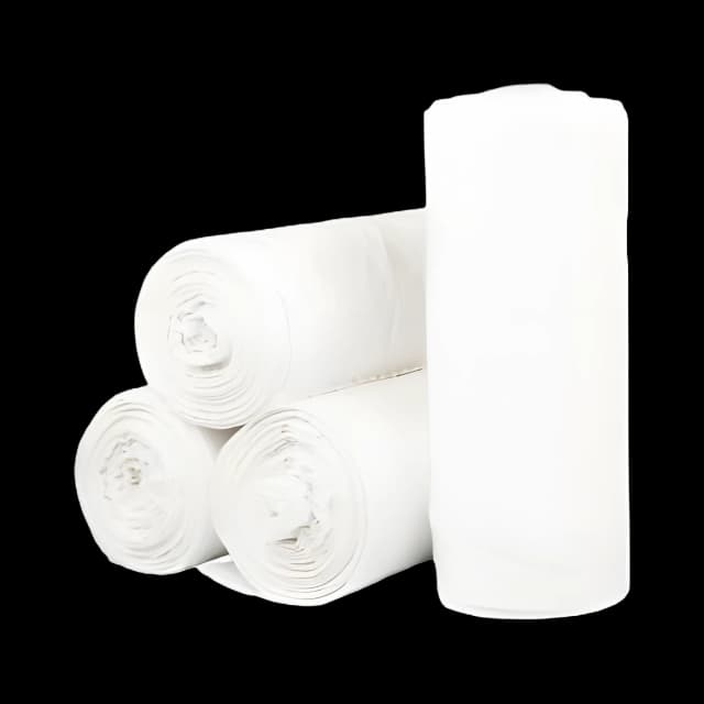 McKesson 30 Gal White Trash Bags - LLDPE, Coreless, 200/Case