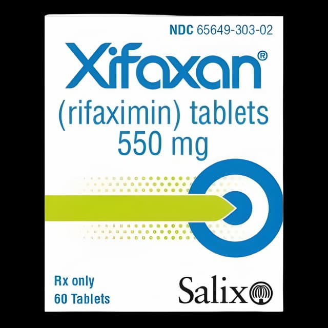 Xifaxan® Rifaximin 550 mg Tablet Bottle 60 Tablets