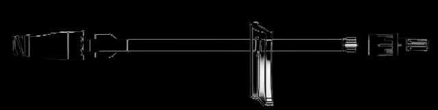 IV Extension Set Needle-Free Port 7 Inch Tubing - B33056