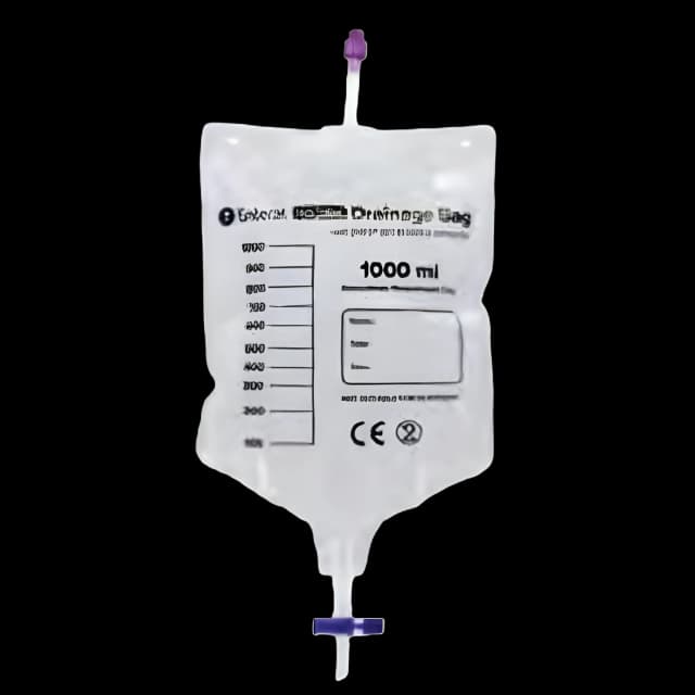 Enteral Drainage Bag ENFit® Without Tubing 1000 mL Sterile ENFit® Connector Barrier