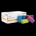 Cohesive Bandage McKesson 4 Inch X 5 Yard Self-Adherent Closure Purple / Pink / Green / Light Blue / Royal Blue / Red NonSterile Standard Compression