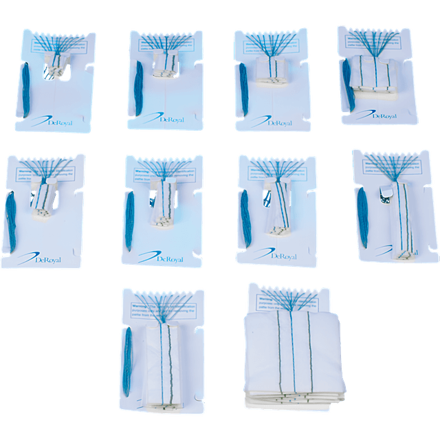 Surgical Neuro Sponge X-Ray Detectable Rayon 3 X 6 Inch 10 Count Pack Sterile