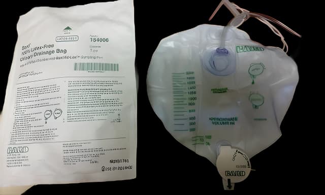 Urinary Drain Bag Bard® Anti-Reflux Valve Sterile 2000 mL Vinyl - 154006