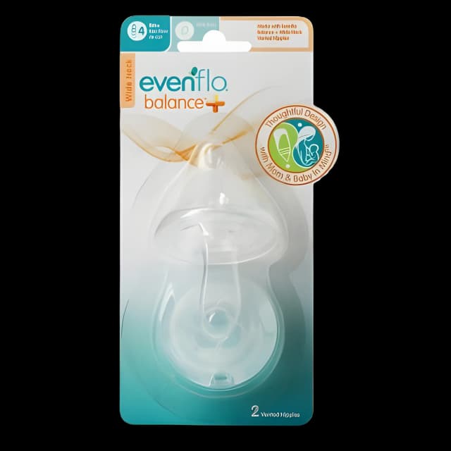Evenflo Fast Flow Nipple for 8M+ - Supports Breastfeeding