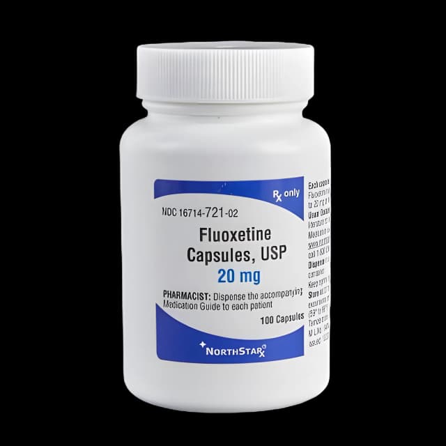 Fluoxetine HCl 20 mg Capsule Bottle 100 Capsules