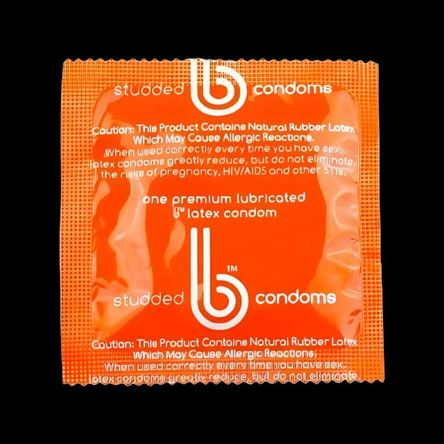 Studded b® Condoms 1000 Pack - One Size Textured