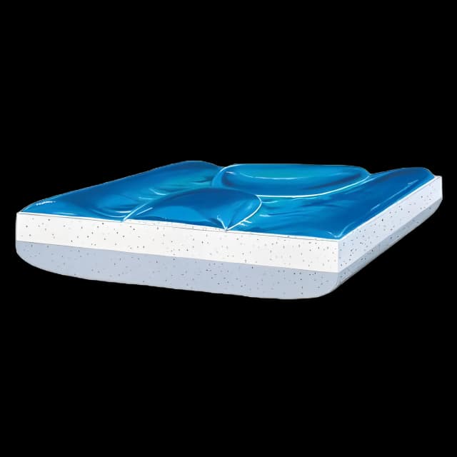 Bariatric Sling Seat Wedge Cushion - Foam/Gel Pressure Relief