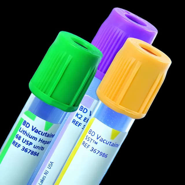 BD Vacutainer® Venous Blood Collection Tube Sodium Heparin Additive 6 mL BD Hemogard™ Closure Plastic Tube