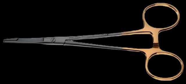 Needle Holder Snowden-Pencer™ Diamond Jaw 5-1/2 Inch Length 4,000 Teeth per Square Inch Finger Ring Handle