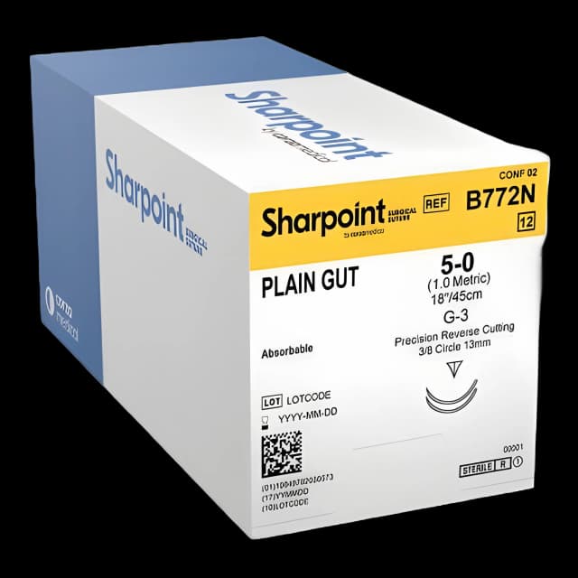 Surgical Specialties Absorbable Plain Gut Suture with Needle