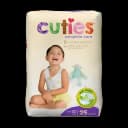 Unisex Baby Diaper Cuties® Size 5 Disposable Heavy Absorbency - CDB005