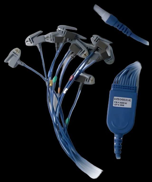 Patient Cable 25 Inch, 10 Lead, Pinch Connection Q-Stress or HeartStride