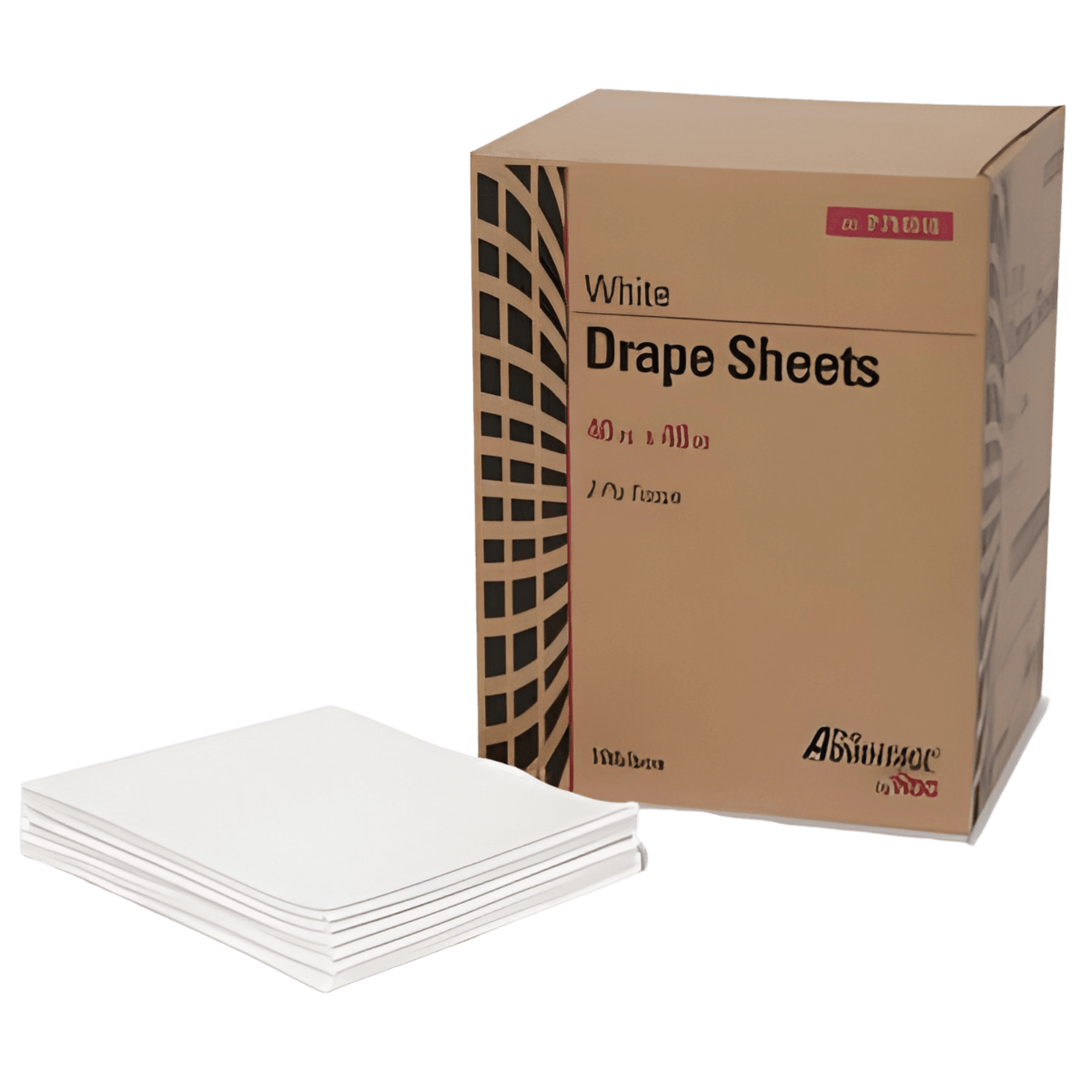 Drape Sheets 2 Ply White Tissue 40 x 48 inches