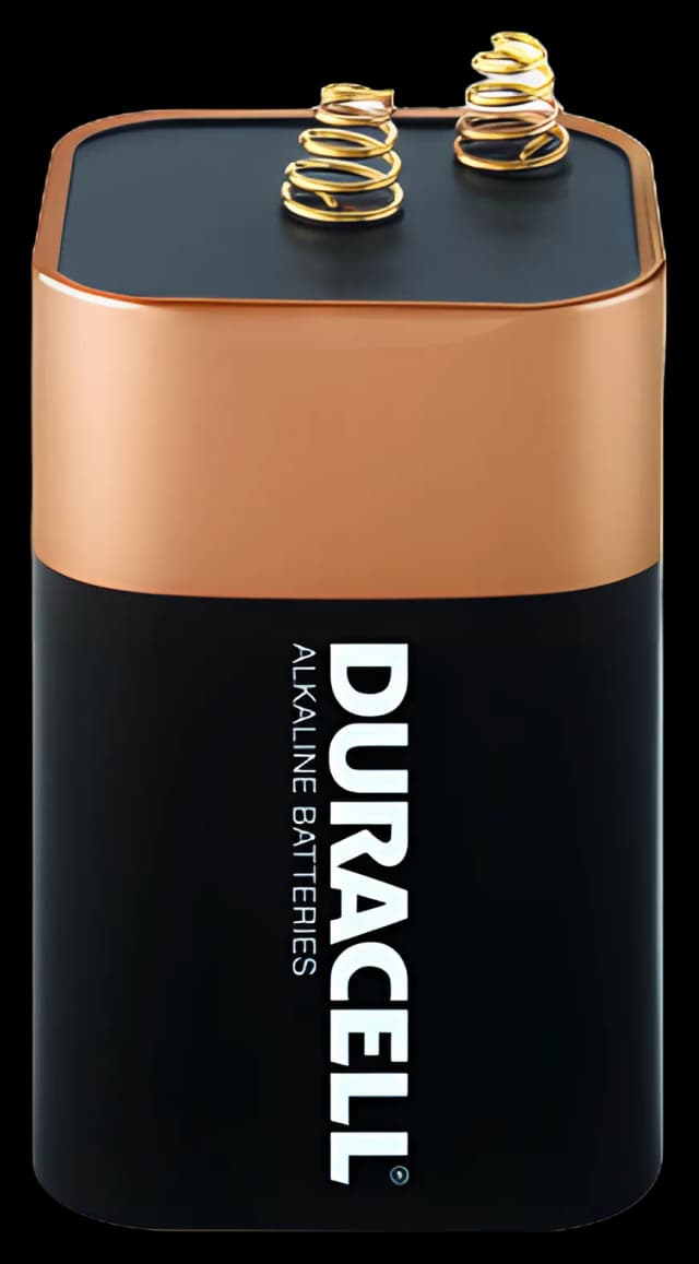 Alkaline Battery Duracell® Coppertop® 6V Disposable 1 Pack