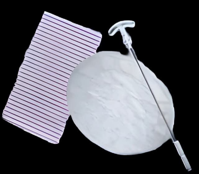 Ventral Hernia Repair Mesh Sepramesh™ IP Composite Partially Absorbable Polypropylene Monofilament / Hydrogel 3 X 6 Inch Rectangle Style