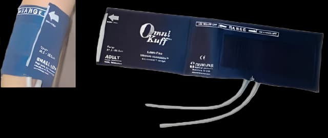 Reusable Blood Pressure Cuff and Bulb Omni-Kuff® 13.8 to 21.5 cm Arm Nylon Cuff Child Cuff