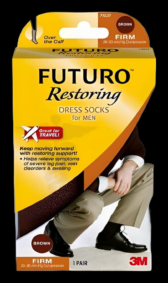 3M Futuro Knee High Compression Socks for Varicose Veins - 71036BLEN