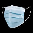 Procedure Mask McKesson Earloops One Size Fits Most Blue NonSterile ASTM Level 3 Adult