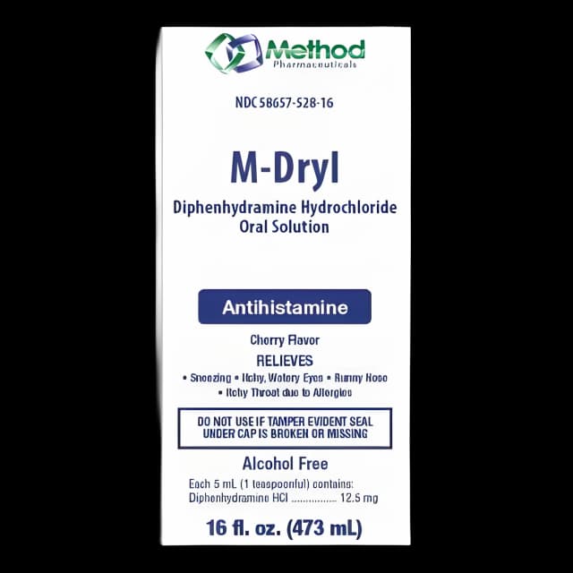 Children's Allergy Relief M-DRYL 12.5 mg Strength Liquid 16 oz.