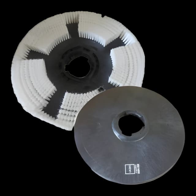 Hard Floor Scrubbing Brush 20 Inch White - 192-9452