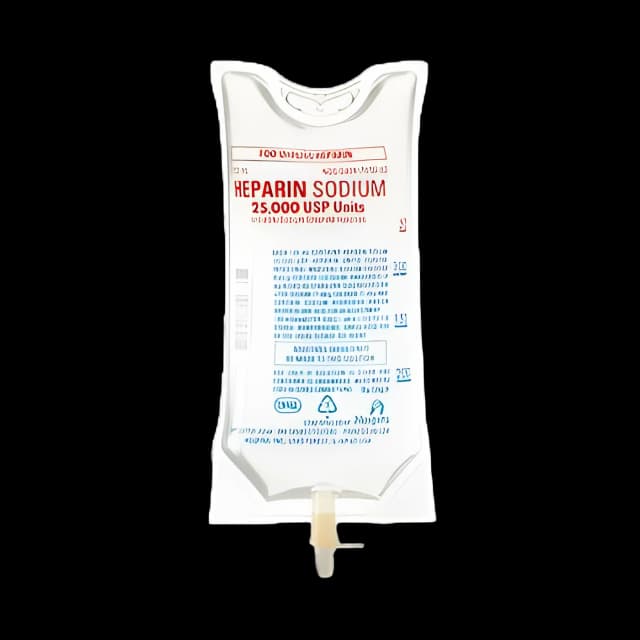 Heparin Sodium, Porcine / 0.45% Sodium Chloride, Preservative Free 100 U / mL IV Solution Flexible Bag 250 mL - 00409765062