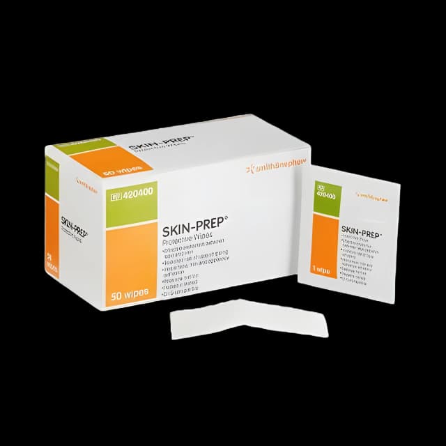 Skin Barrier Wipe Skin-Prep 75 to 100% Strength Isopropyl Alcohol Individual Packet Sterile