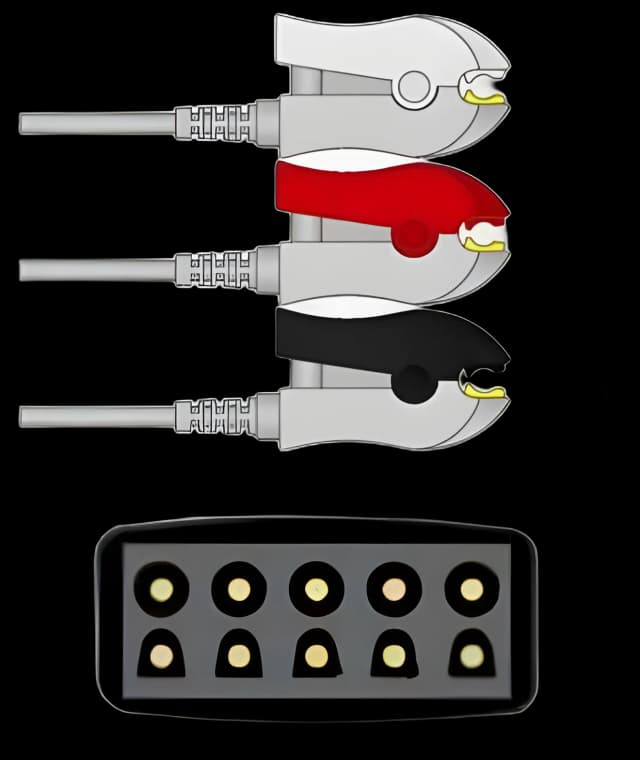 ECG Leadset Sage Services 3 Lead, Grabber, Shielded, 0.9m - L02-03-29P