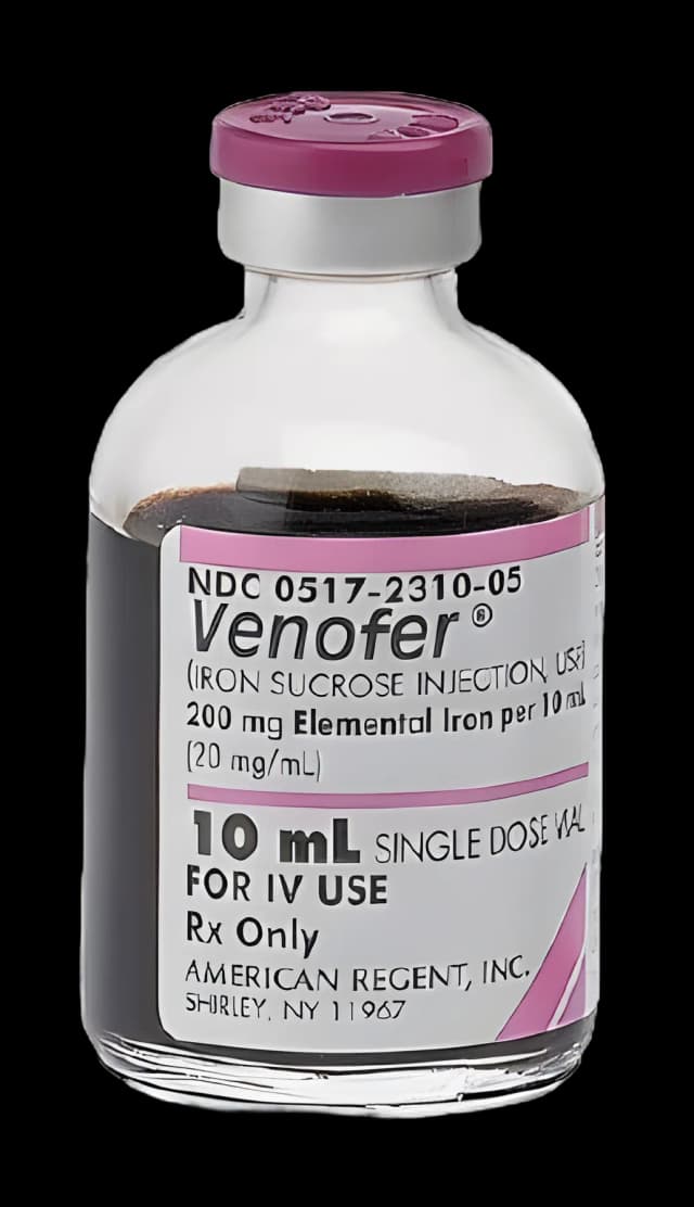 Venofer® Iron Preparation Iron Sucrose Complex 20 mg / mL Injection Single-Dose Vial 10 mL