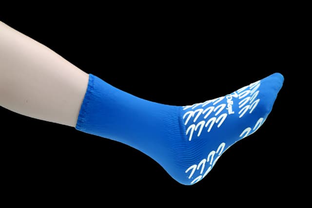 Slipper Socks One Size Fits Most Royal Blue Above the Ankle