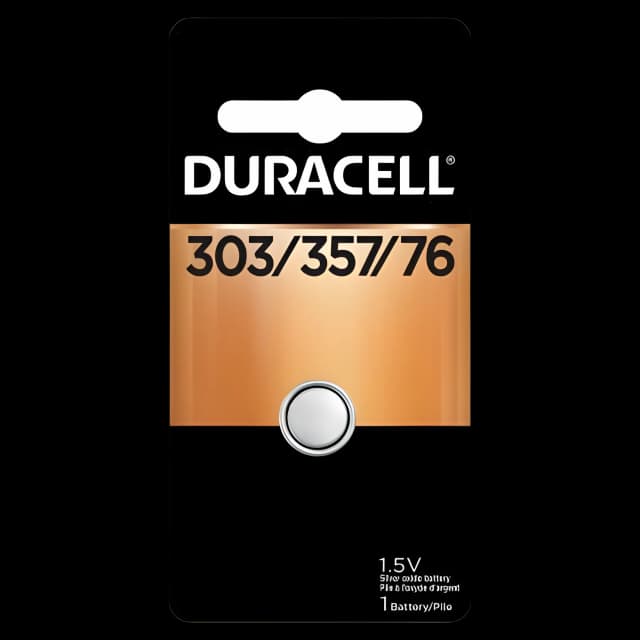 Duracell 303/357 Silver Oxide Battery for Medical Devices